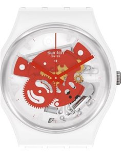 Reloj Swatch TIME TO RED SMALL SO31W104