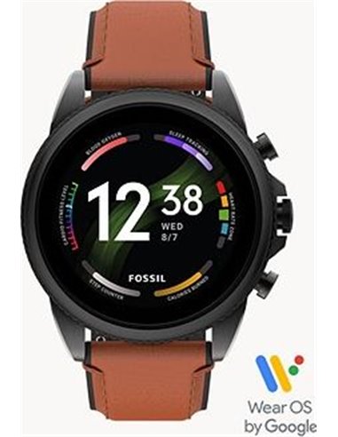 Smartwatch FOSSIL GEN 6 de piel marrón FTW4062