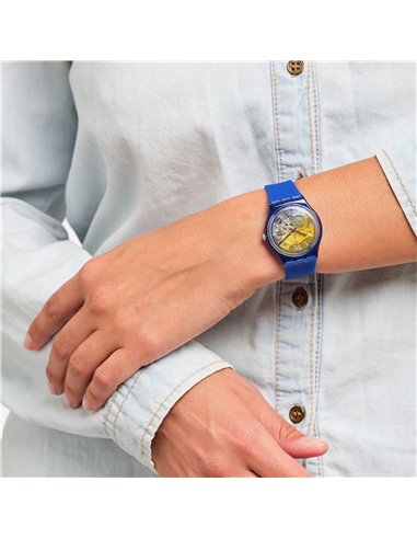 Reloj Swatch YELLOW DISCO FEVER GN278