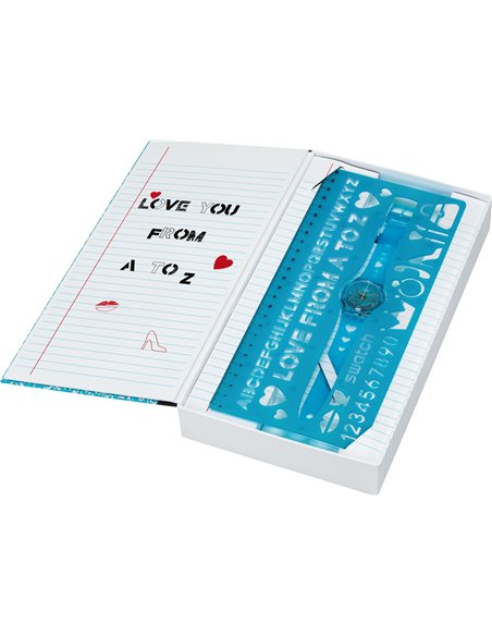 Reloj Swatch LOVE FROM A TO Z GZ353 dia de la madre 