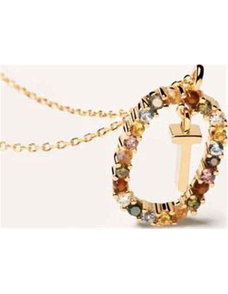 Colgante P de Paola letra T CO01-279-U