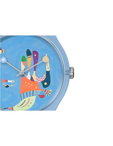 Reloj Swatch BLUE SKY, BY VASSILY KANDINSKY SU0Z342