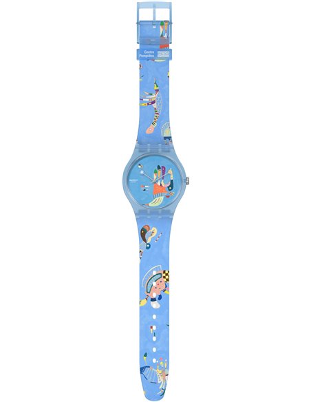 Reloj Swatch BLUE SKY, BY VASSILY KANDINSKY SU0Z342