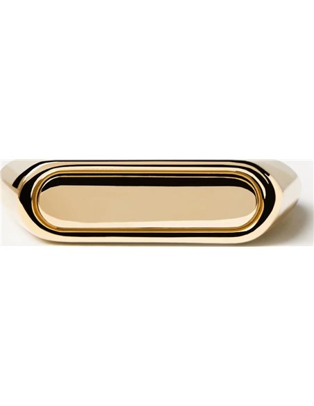 Anillo P de Paola Ribbon Stamp