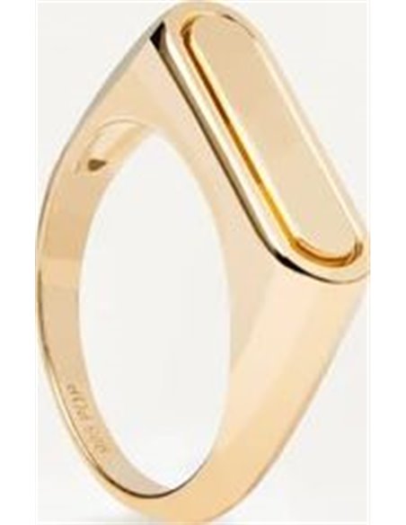 Anillo P de Paola Ribbon Stamp