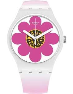 Reloj Swatch FLOWER HOUR SO32M104