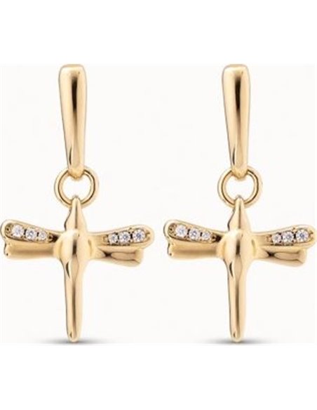 Pendientes Uno de 50 FORTUNE TOPAZ PEN0866BLNORO0U