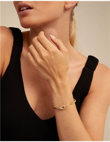 Pulsera Uno de 50 FORTUNE TOPAZ PUL2290BLNORO0U