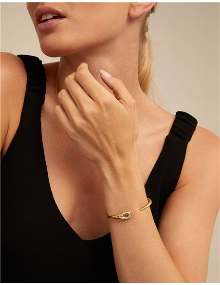 Pulsera Uno de 50 FORTUNE TOPAZ PUL2290BLNORO0U