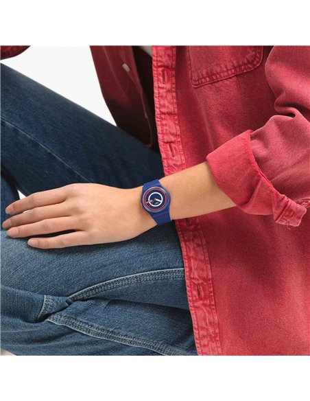 Reloj Swatch BLUE TO BASICS SO28N703