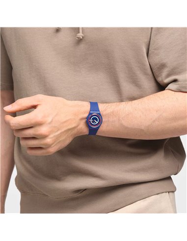 Reloj Swatch BLUE TO BASICS SO28N703