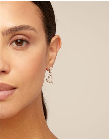 Pendientes Uno de 50 ONE LOVE oro