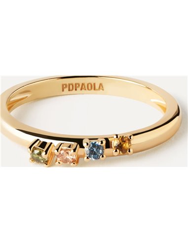 Anillo P de Paola Rainbow Wing AN01-C10-12