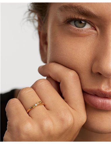 Anillo P de Paola Rainbow Wing AN01-C10-12