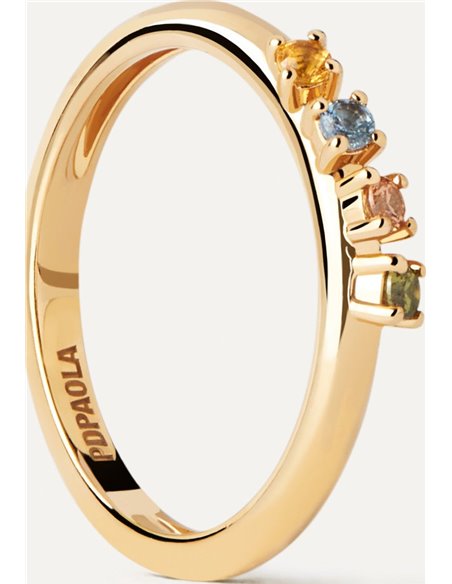 Anillo P de Paola Rainbow Wing AN01-C10-12