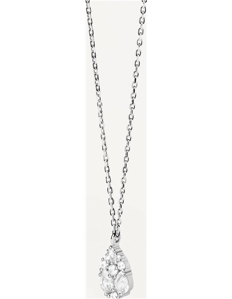 Colgante  P de Paola Vanilla Silver