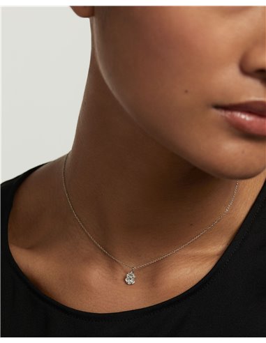Colgante  P de Paola Vanilla Silver