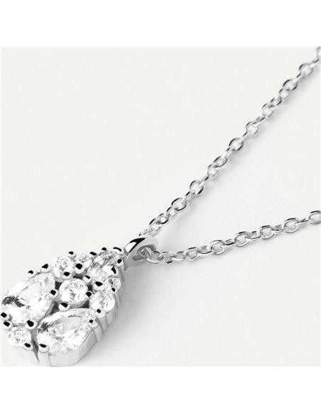 Colgante  P de Paola Vanilla Silver