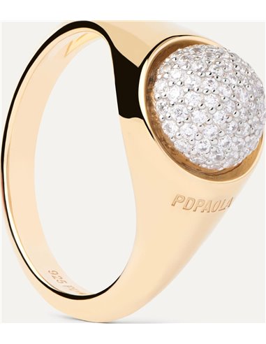 Anillo P de Paola Pavé Moon