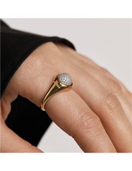 Anillo P de Paola Pavé Moon