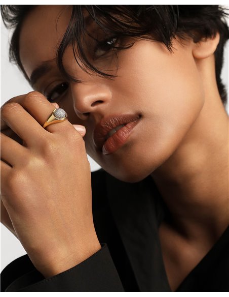 Anillo P de Paola Pavé Moon