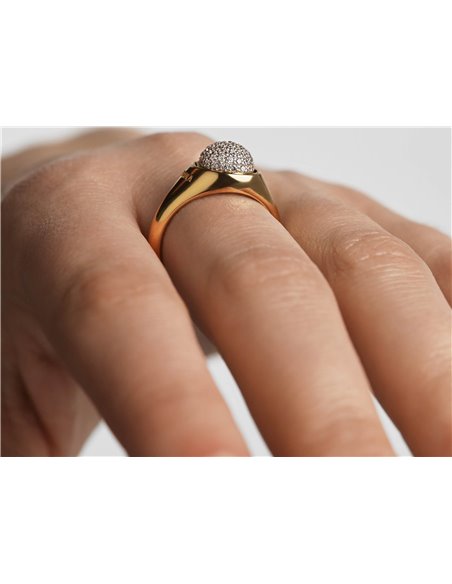Anillo P de Paola Pavé Moon