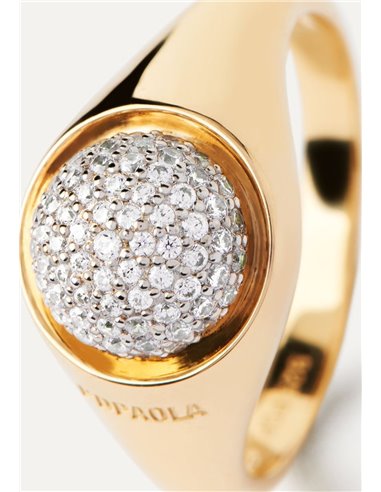 Anillo P de Paola Pavé Moon