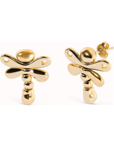 Pendientes Uno de 50 SER REBELDE PEN0970ORO0000U