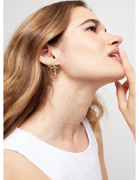 Pendientes Uno de 50 SER REBELDE PEN0970ORO0000U
